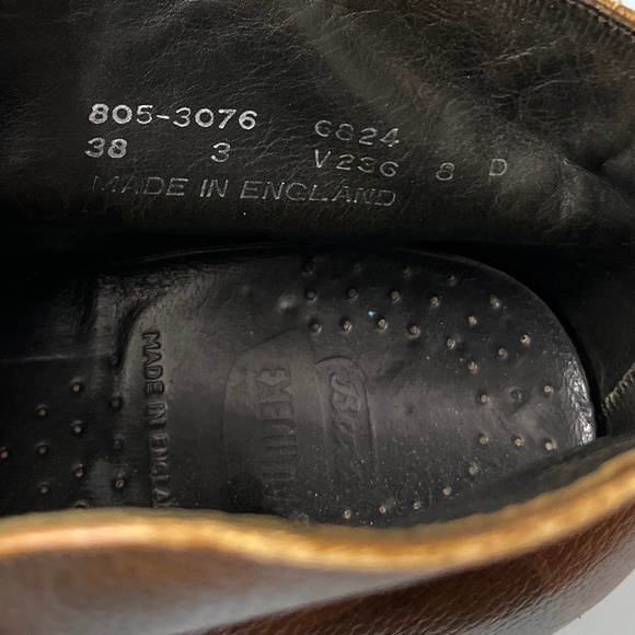 Vintage 1960s Tan Leather Bata Monk Boots - Picture 8 of 11